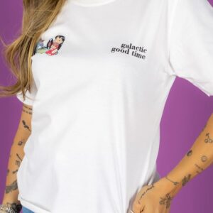 T-shirt Stitch estampa costas